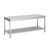 Gastro M RVS werktafel met onderblad 85x180x70cm
