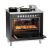 Inductiefornuis met oven 6K-EBMF.