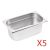 Vogue GN bakken set 5 x GN 1/4.