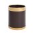 Bolero prullenbak bruin met gouden rand 10,2 liter