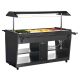 Buffalo warmhoud buffet bar zwart 4 x GN 1/1.