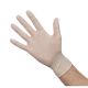 LATEX HANDSCHOEN WIT GEPOEDERD XL