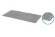 Aluminum perfo bakplaten 80 x 40 cm met 4 open randen.