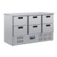 Polar G-serie koelwerkbank met 6 laden.