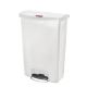 Rubbermaid Slim Jim Front Step pedaalemmer 90L wit