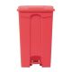 Jantex afvalemmer rood 87L