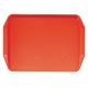 Cambro polypropyleen fastfood dienblad met handvatten rood 43x30cm
