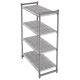 cambro stelling 4 planken 107 x 54 x 183 cm.
