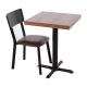 vintage stoelen mokka 4 stuks.