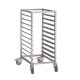 Gastro M regaalwagen 60 x 40 cm met 10 etages.