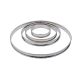 Matfer platte RVS taartring glad 24cm