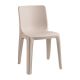 Denver outdoor/indoor stapelbare stoel beige.