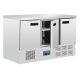 Polar compacte koelwerkbank met 3 deuren voor horeca.