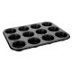 Vogue koolstofstalen anti-kleef bakvorm 12 muffins