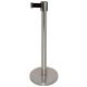 Bolero RVS afzetpaal met 3 meter lint