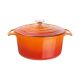 Vogue ronde braadpan oranje 4L
