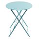 Opklapbare-stalen-tafel-turquoise.