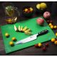 Groene snijplank voor groente en fruit.