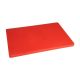 LDPE extra dikke snijplank rood 600 x 450 x 20 mm