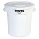 Rubbermaid Brute ronde afval containers wit 37